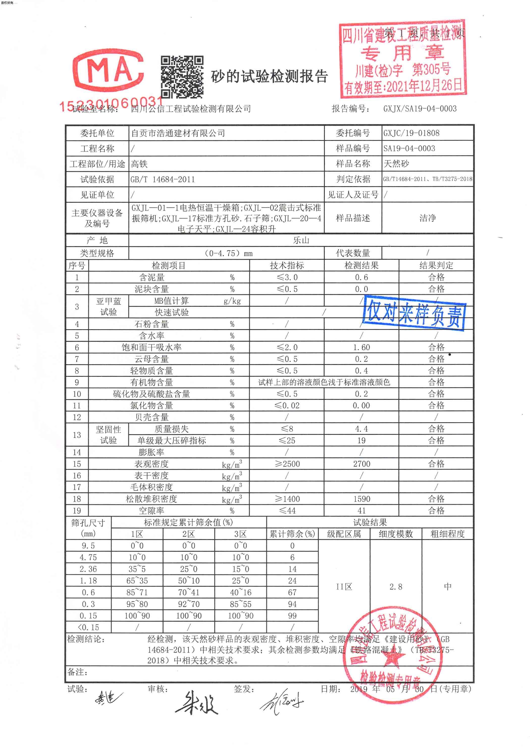 自贡浩通砂石厂